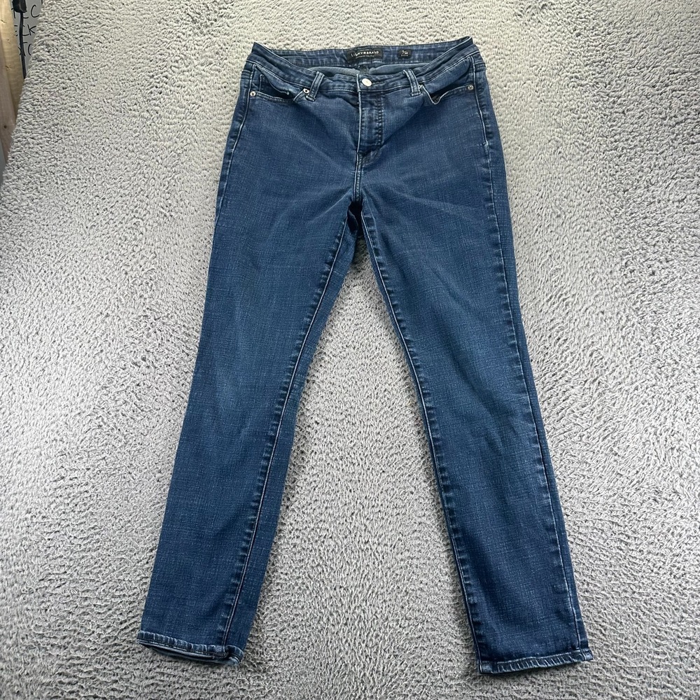 Lucky Brand Hayden Jeans Womens 8 Blue Cotton Denim Skinny Leg Workwear Stretch